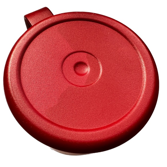 Simple Drink Travel Mug Red Coffee Tea w Lid Thermal Stainless Steel 14 Ozs - Picture 4 of 6